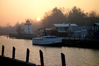 Sunrise, Ausable Channel at Grand Bend